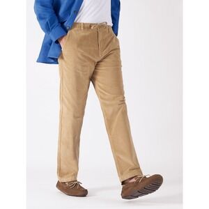 Peter Christian Corduroy Trousers Men's Sand Stretch Drawstring Waist - 36x34